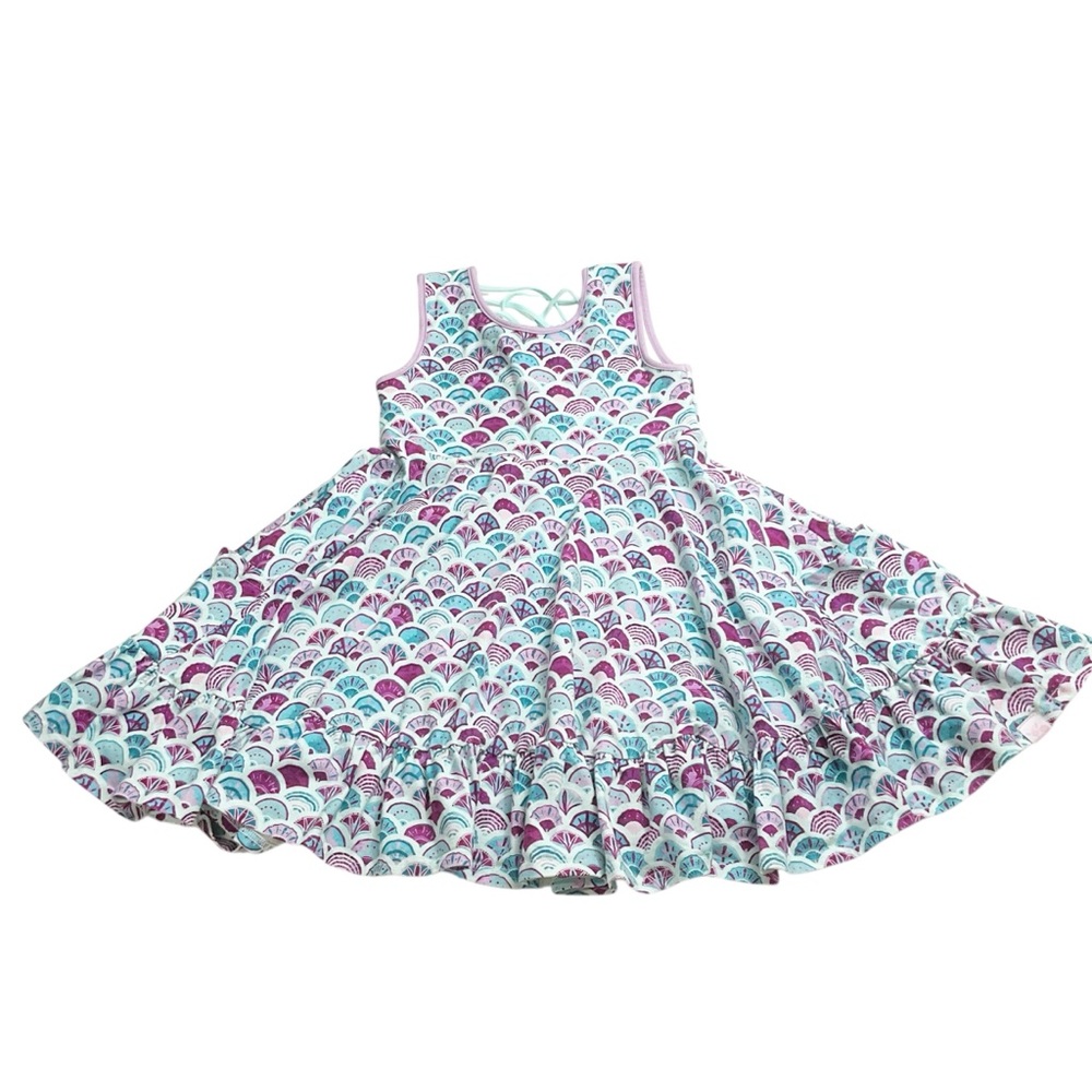 SweetHoney mermaid scales twirl dress